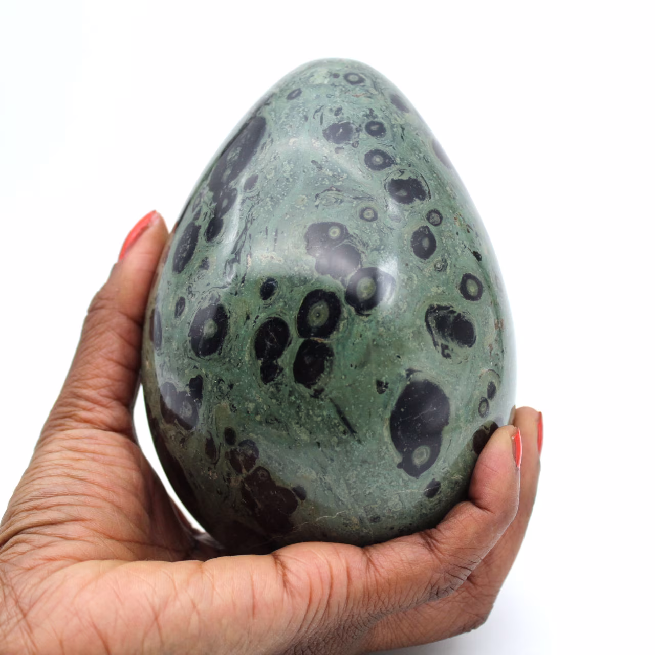 Huevo mineral de jaspe de kambamba
