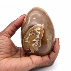 Huevo mineral de ágata