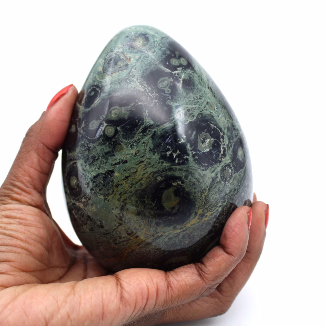 Huevo mineral de jaspe de Kambamba