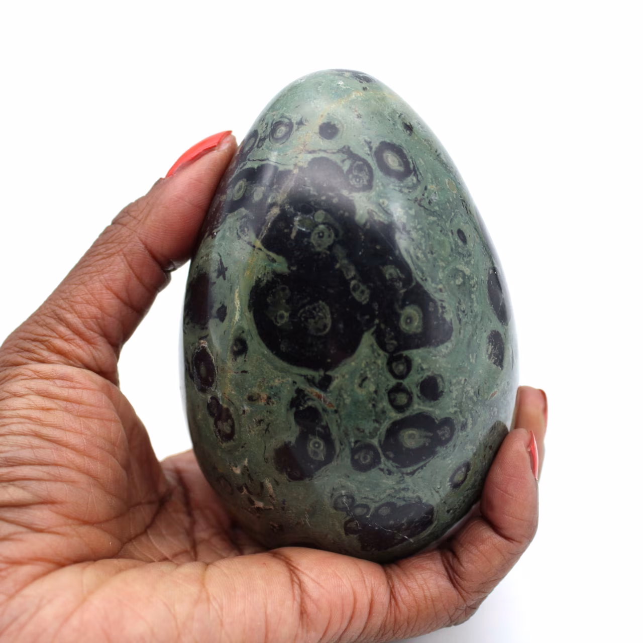 Huevo mineral de jaspe de kambamba