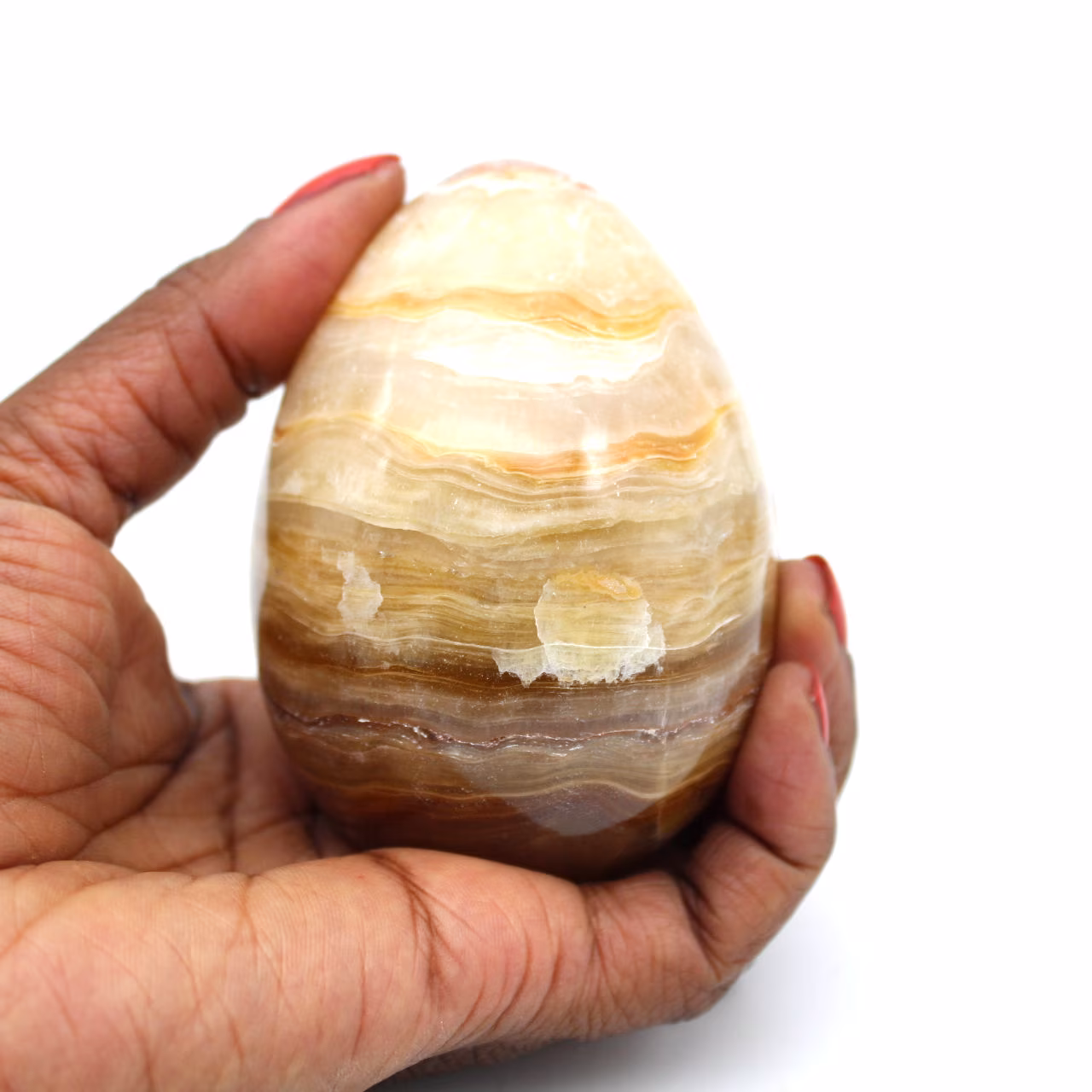 Huevo mineral de ágata