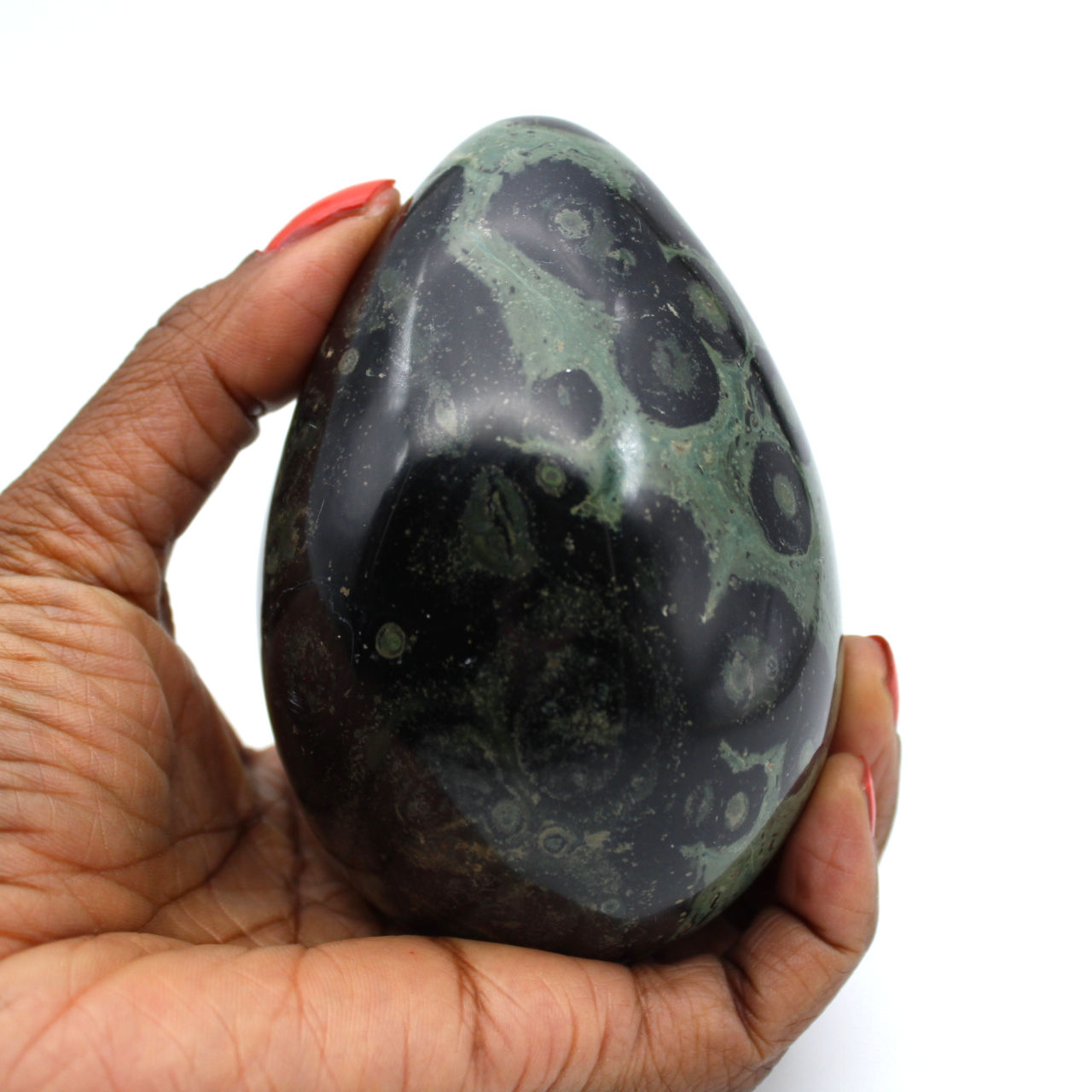 Huevo mineral de jaspe de kambamba