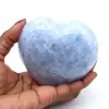 Corazón de calcita azul - 0