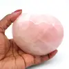 Corazón de cuarzo rosa - 0