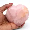 Corazón de cuarzo rosa - 0