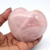 Corazón de cuarzo rosa - 0