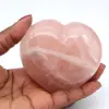 Corazón de cuarzo rosa - 0