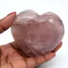 Corazón de cuarzo rosa - 0