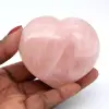 Corazón de cuarzo rosa - 0