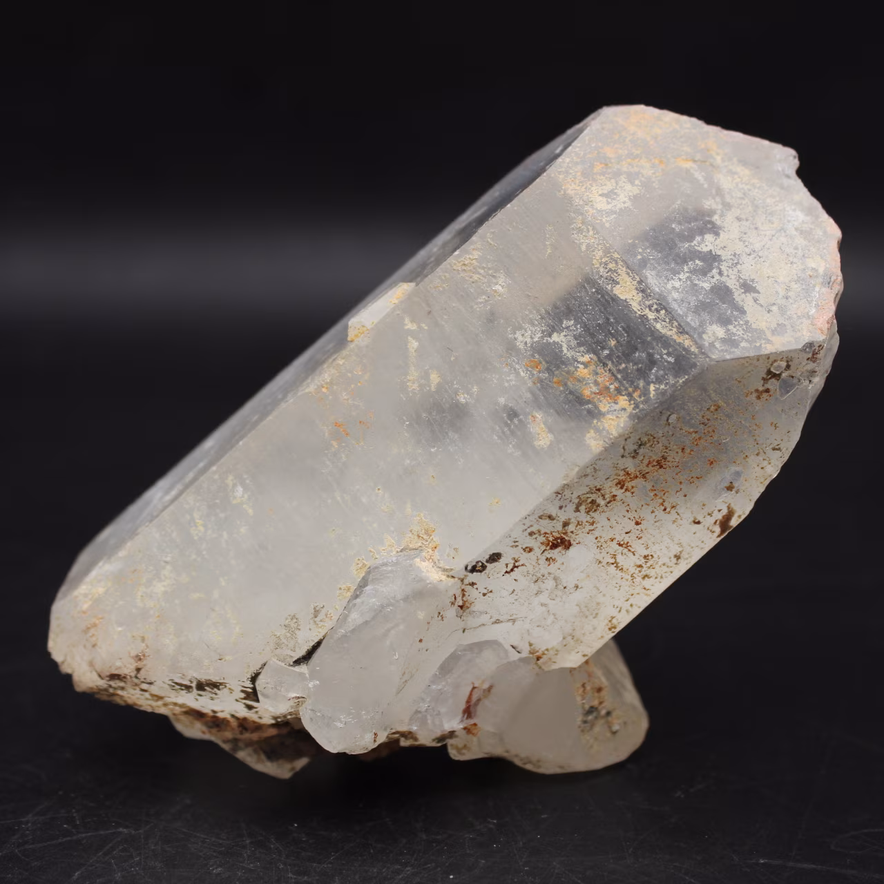 cristal de cuarzo crudo