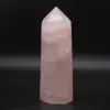prisma de cuarzo rosa - 0
