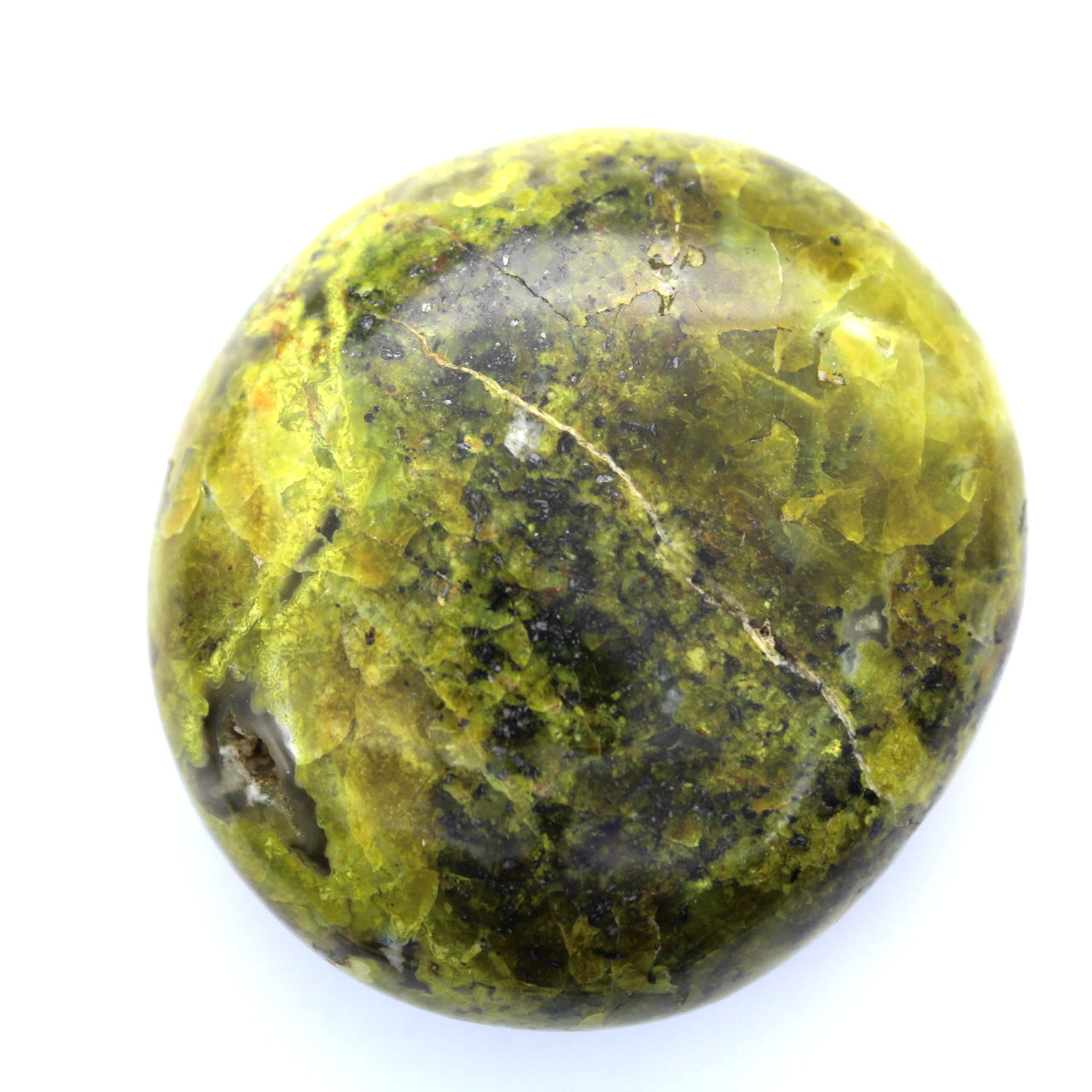 Guijarro de ópalo verde