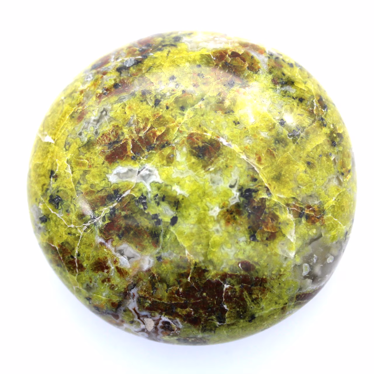 Guijarro de ópalo verde