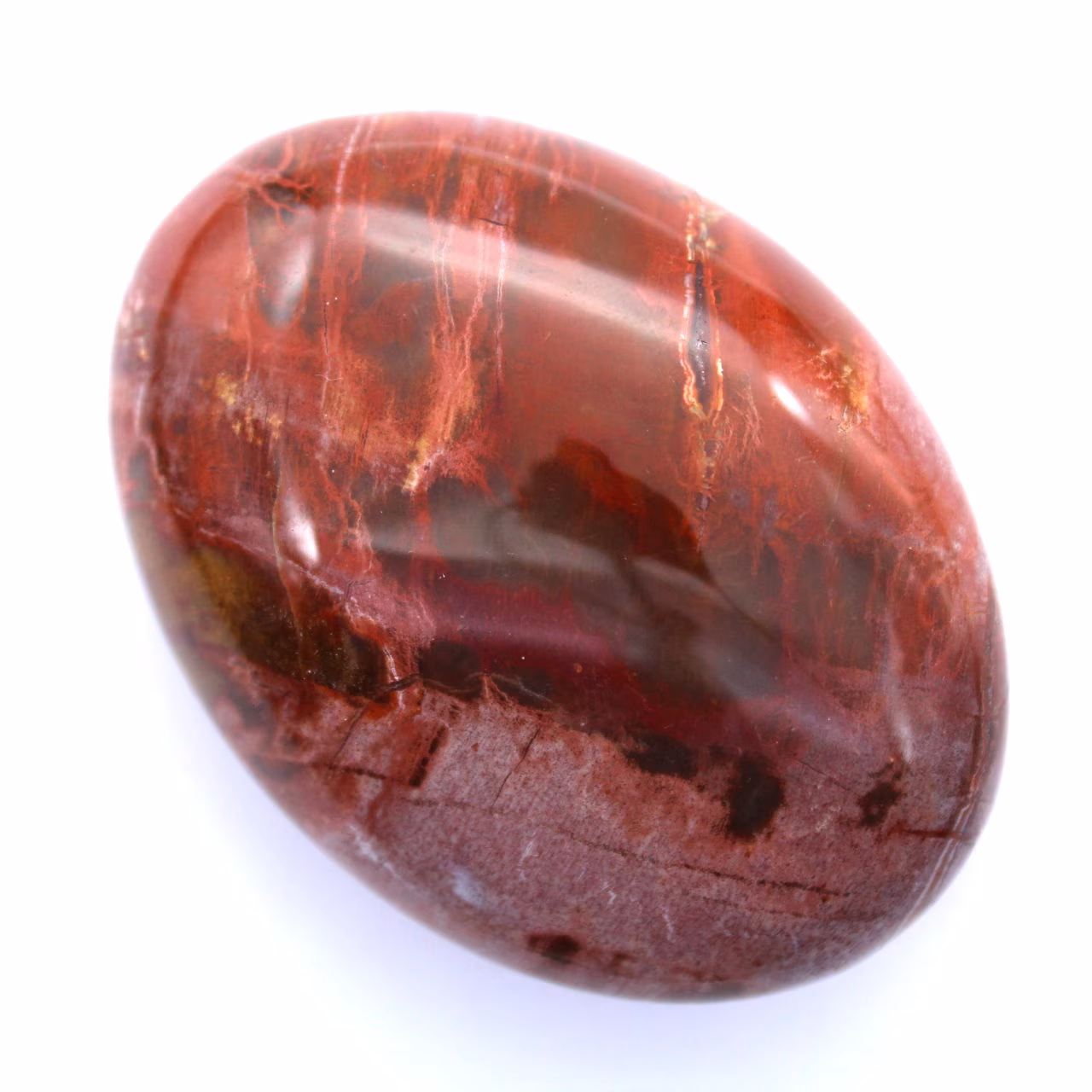 Guijarro de jaspe rojo