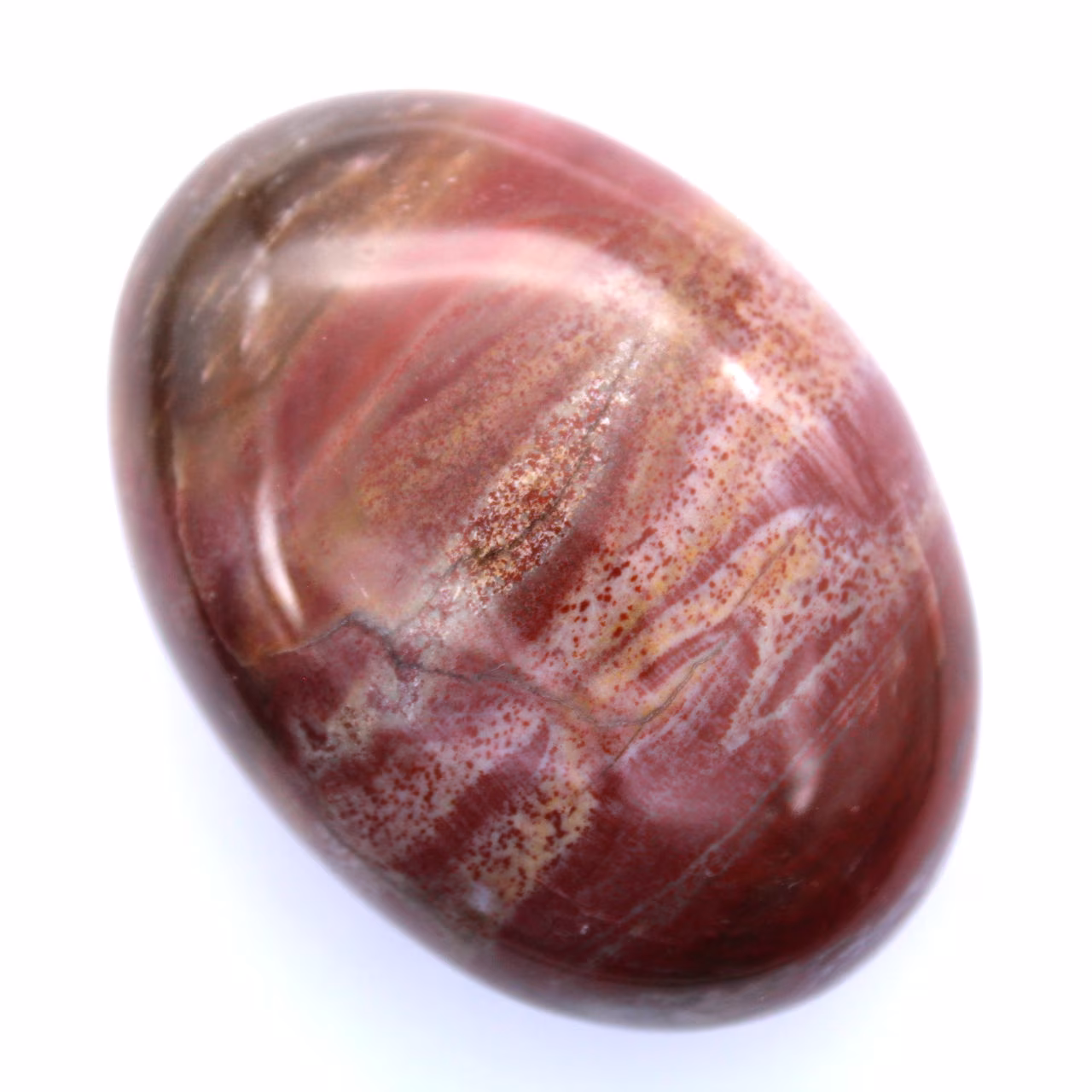 Guijarro de jaspe rojo