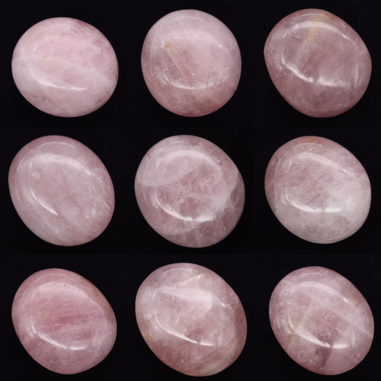 Guijarros de cuarzo rosa