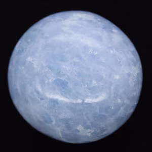 Guijarros de calcita azul