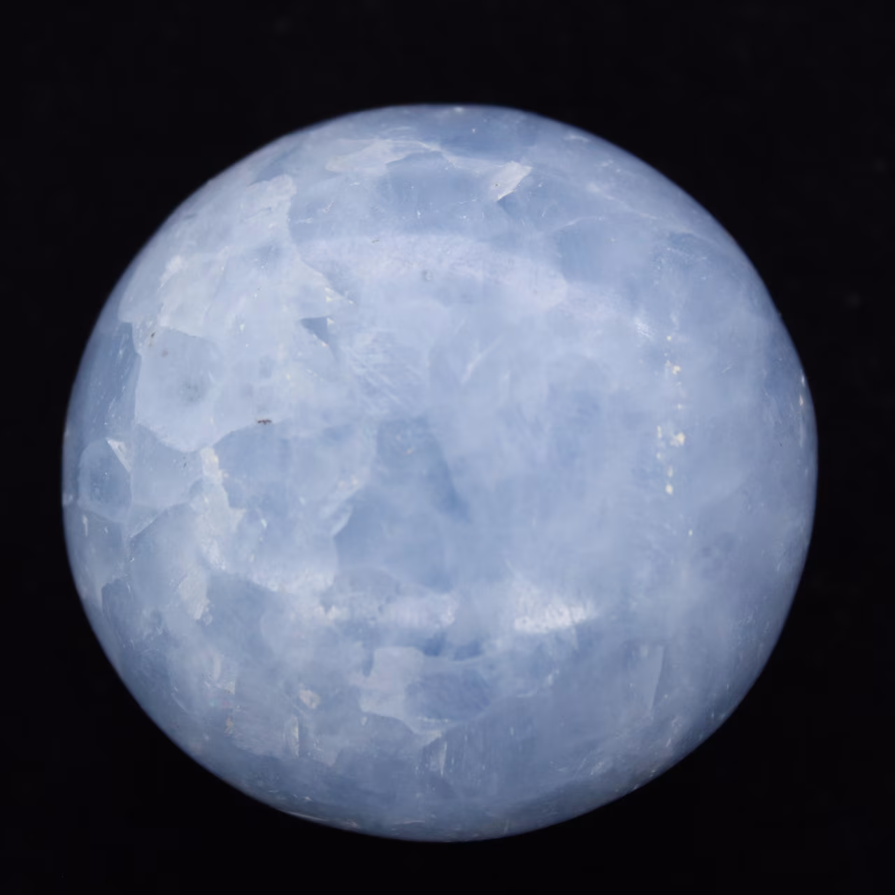 Guijarros de calcita azul