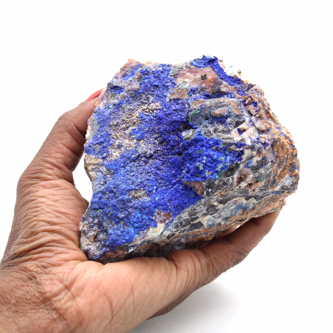 Azurita malaquita y galena