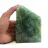 Bloque heptaedro de fluorita verde