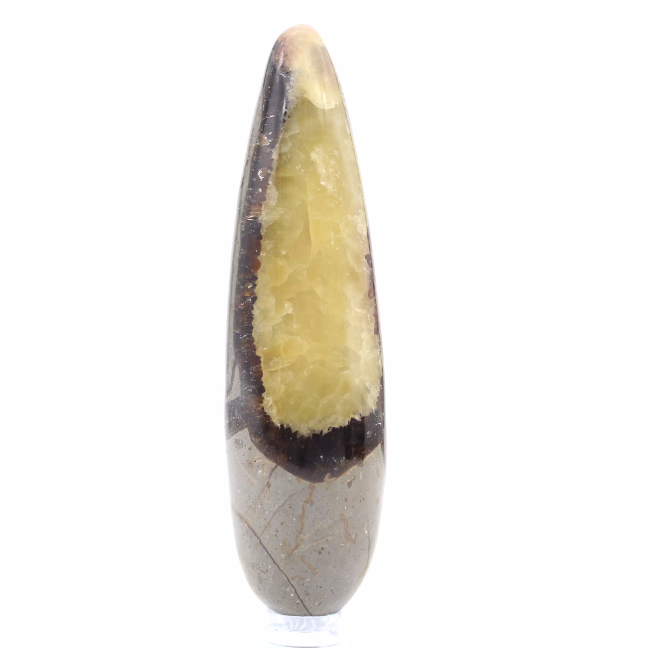 Palo de masaje con piedras de septaria