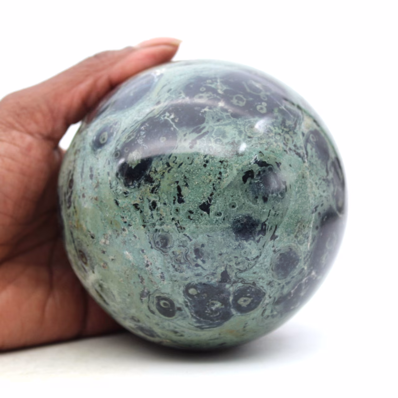 Esfera de jaspe de kambamba