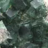 Cristales cúbicos de fluorita sobre ganga - 9
