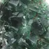 Cristales cúbicos de fluorita sobre ganga - 10