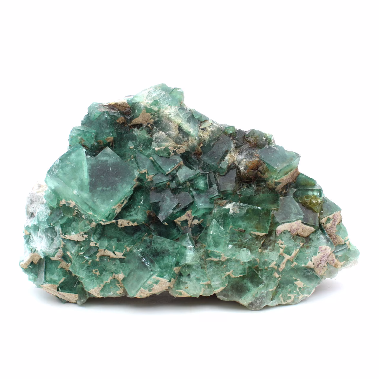 Fluorita de madagascar en ganga
