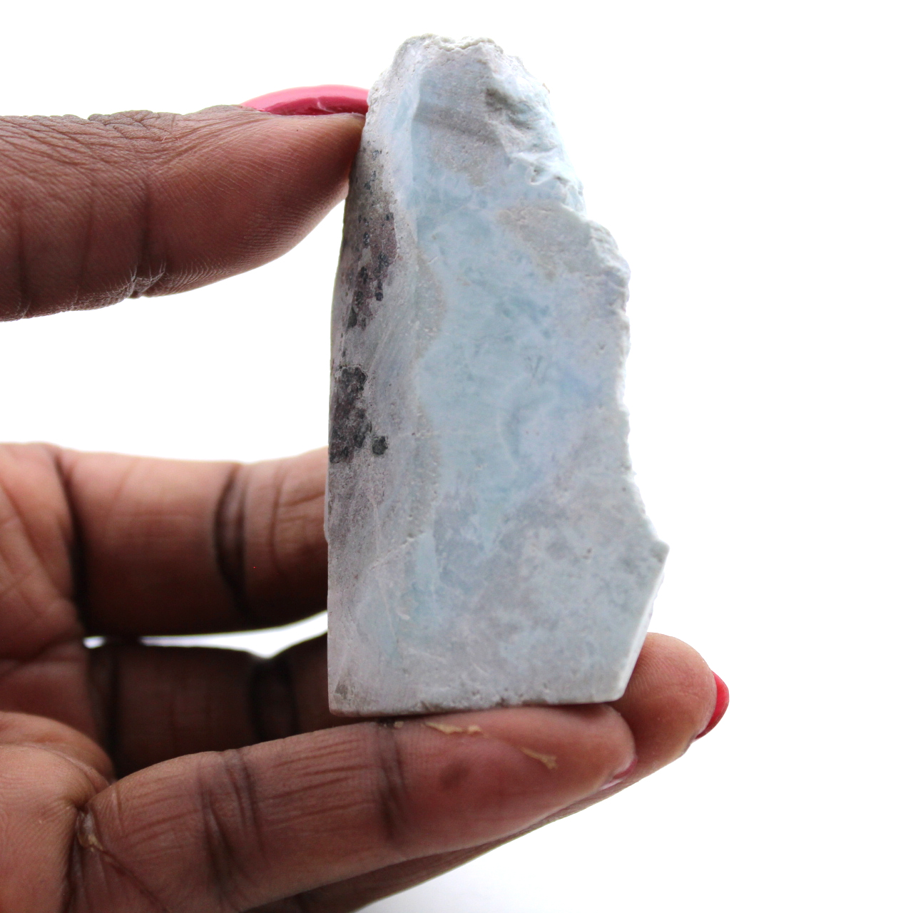 Placa de larimar semipulida