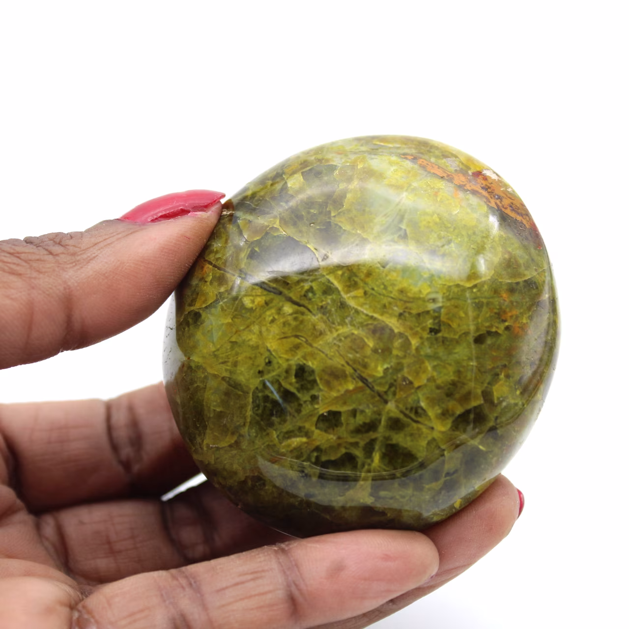 Galet d'ópalo verde de Madagascar