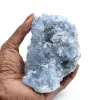 Celestita cruda sobre ganga - 0