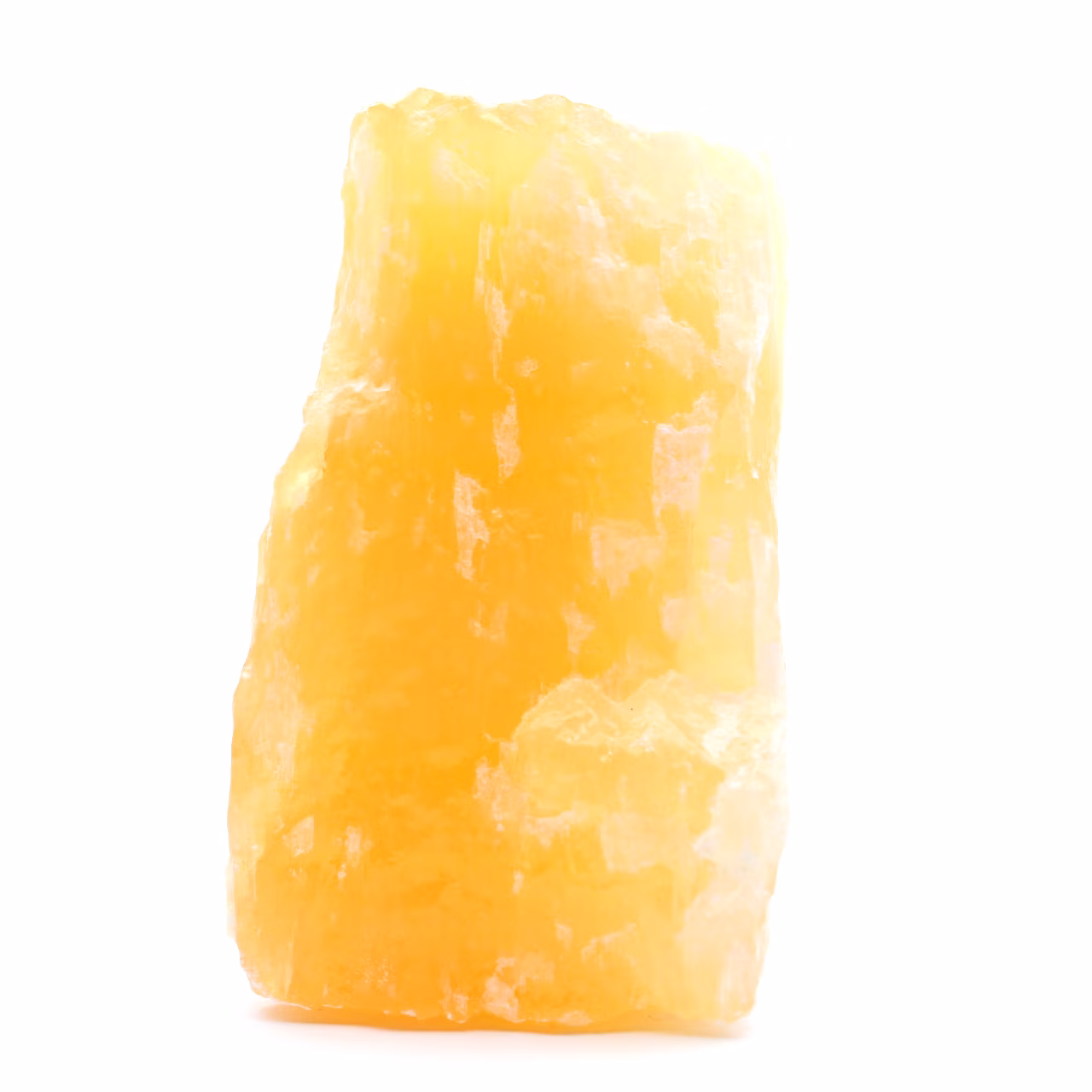 Piedra calcita naranja