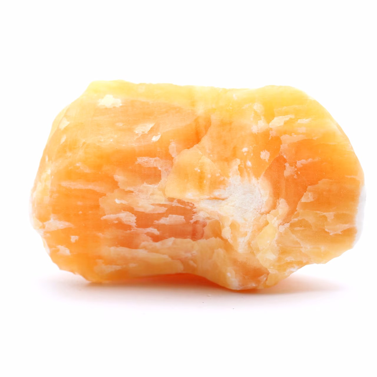 Piedra calcita naranja
