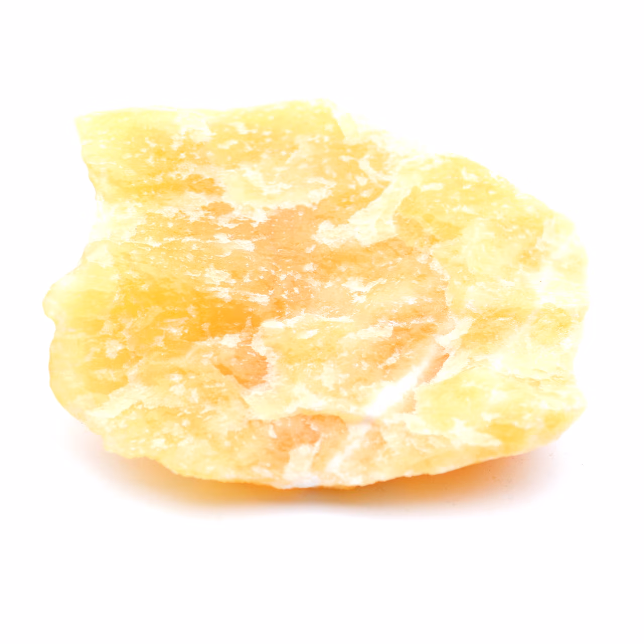 Piedra calcita naranja