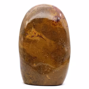 Forma pulida de jaspe pulido.