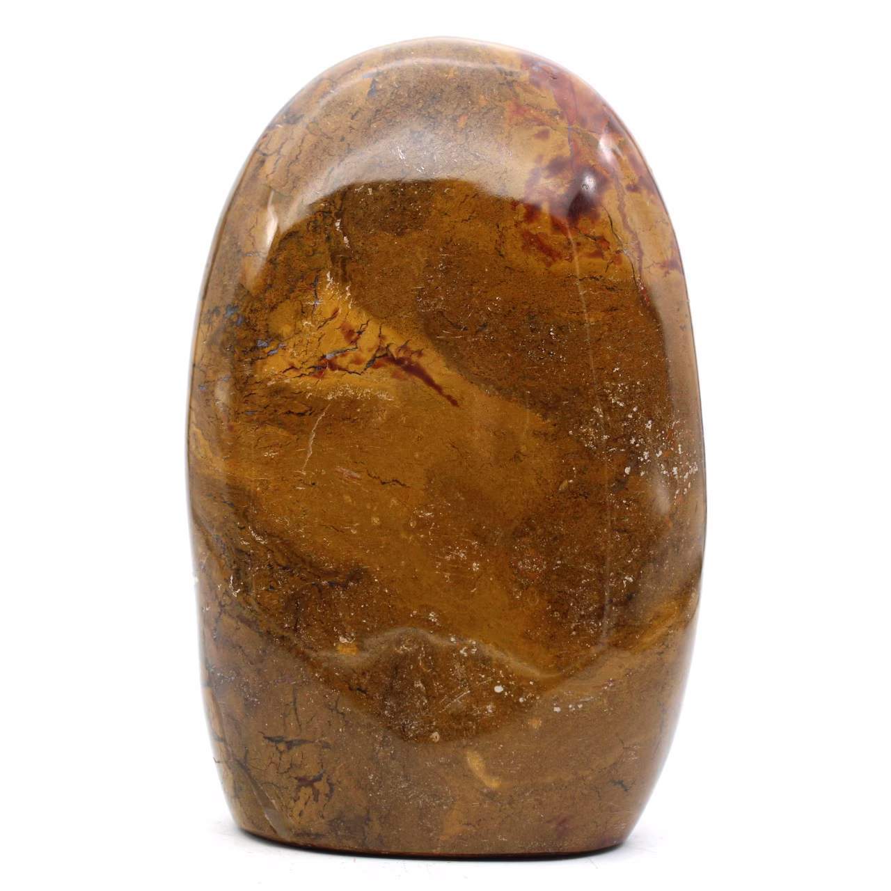 Forma pulida de jaspe pulido.