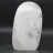 Piedra decorativa en cristal de roca pulido.
