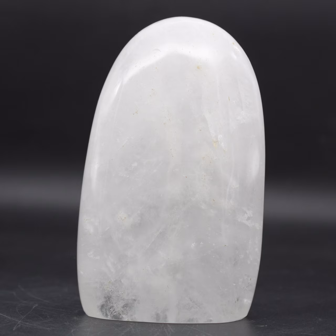 Bloque de cristal de roca pulido pulido