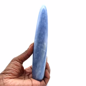 Bastón de calcita azul