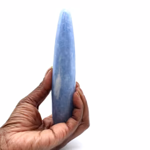 Bastón de calcita azul
