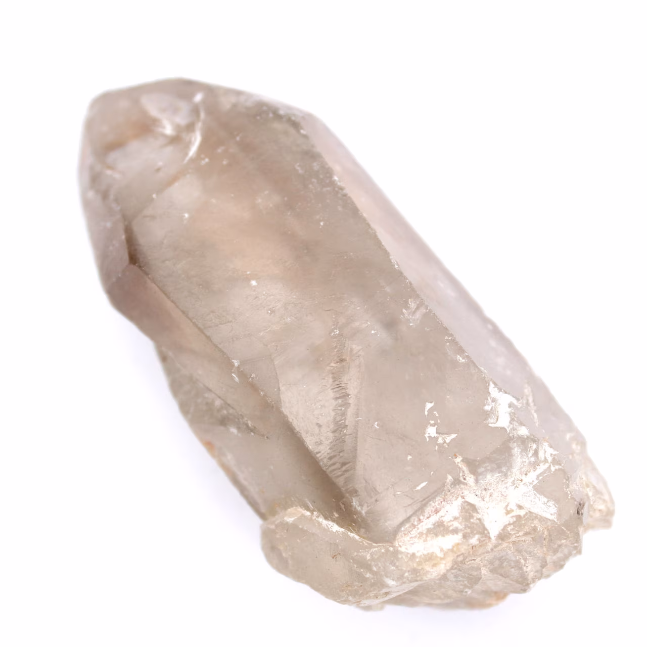 Cristal de cuarzo ahumado de Madagascar