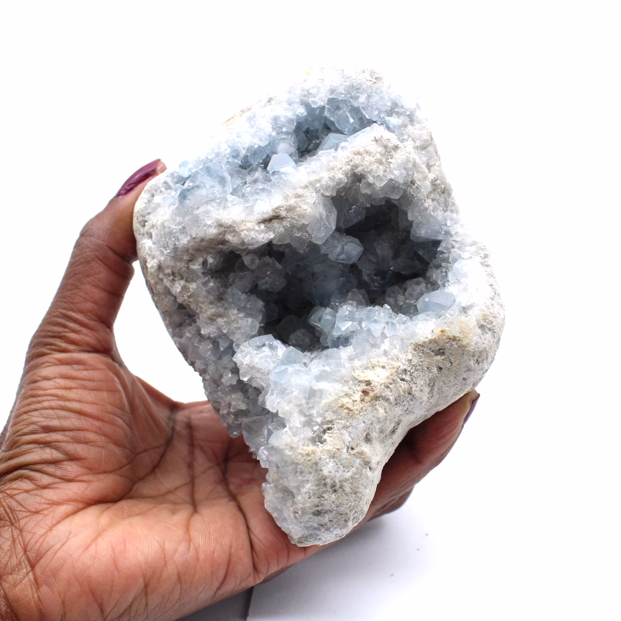 Geoda de celestita cristalizada