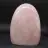 Cuarzo rosa pulido