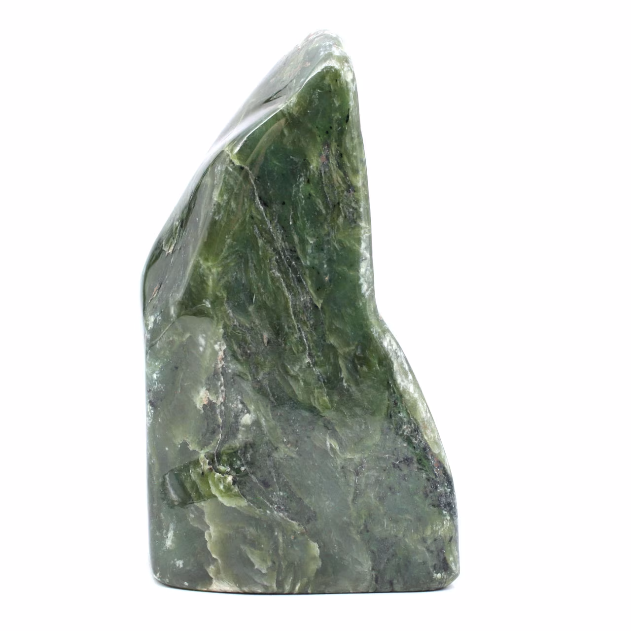 Piedra pulida de jade nefrita