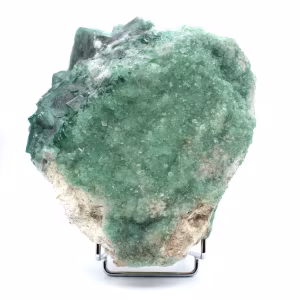 Cubos de fluorita verde sobre ganga
