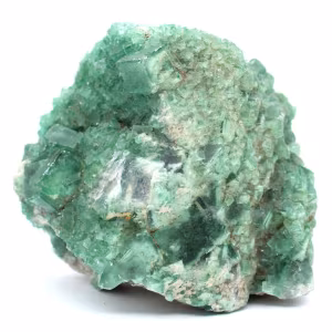 Cristalización cúbica de fluorita de madagascar.