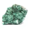 Cristales de fluorita verde crudo en ganga - 0