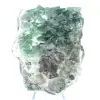 Cristales cúbicos de fluorita en ganga. - 0