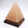 Lámpara Pirámide de Sal Rosa del Himalaya - 0